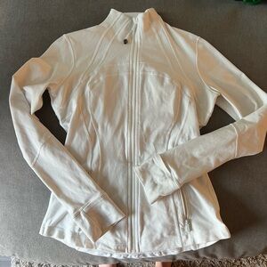 Lululemon Athletica white Zip-Up Ski Jacket